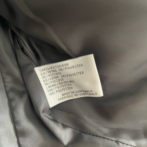 DKNY Wool Blend Double Breasted Pea Coat - Picture 5 of 8